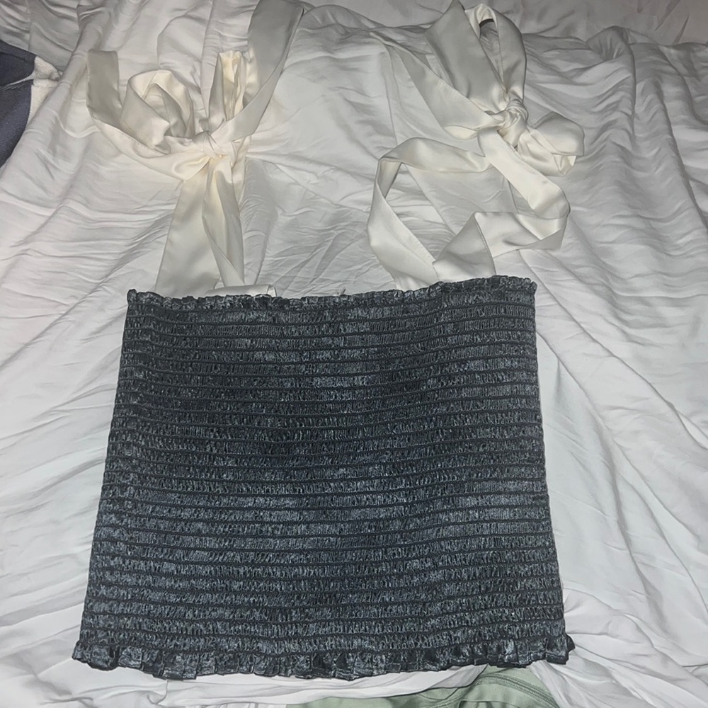 Koch Cece top in slate pearl